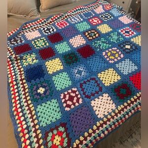 Hand Crochet Patchwork Blanket